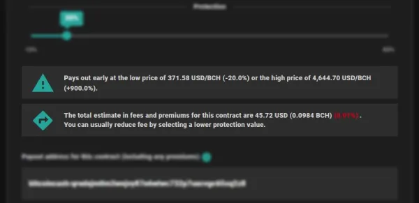 BCHBull step 3 - review How to create a BCH Bull contract - step 3 review details