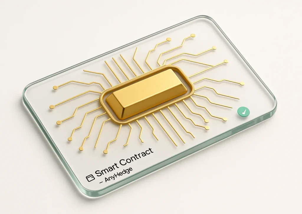 Anyhedge synthetic gold smart contract representation