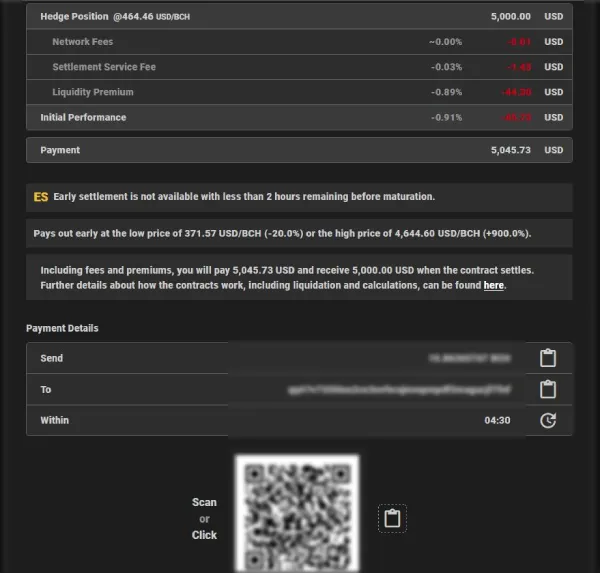 bchbull step 4 - fund How to create a BCH Bull contract- Step 4 fund the contract