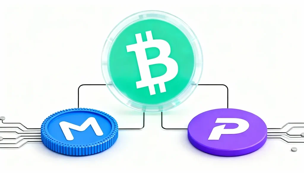 Bitcoin Cash stablecoins Moria MUSD and ParityUSD PUSD connected to BCH in the blockchain