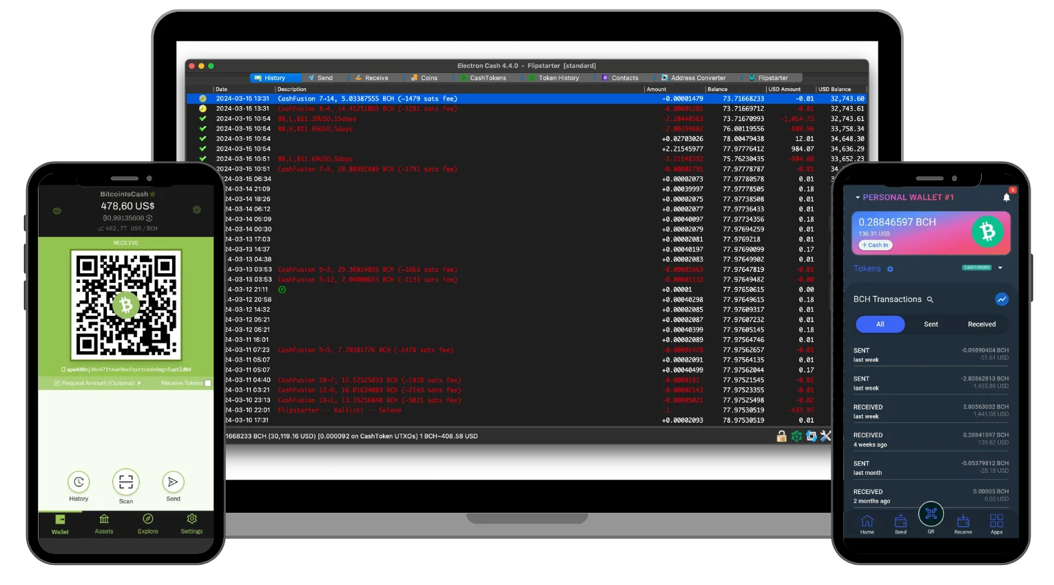BCH wallets mockup2 Best Bitcoin Cash wallets for mobile and desktop mockup